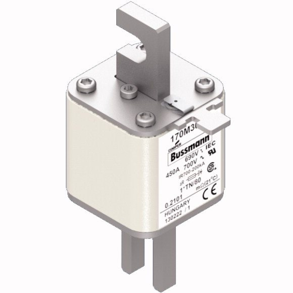 170M3070 Быстрый предохранитель 450A 690V 1*TN/80 AR UC