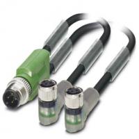 Phoenix contact 1683523 SAC-3P-M12Y/2X 5,0-PUR/M8FR-2L Кабель для датчика / исполнительного элемента