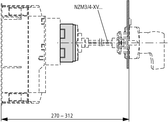 283473 Привод для параллельного управления, PN3 (PN3-XPA)
