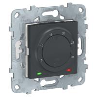 Schneider Electric NU550154 UNICA NEW термостат электронный, 8А, встроенный термодатчик, антрацит
