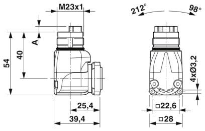 Phoenix contact 1621561 SH-8EPC58AAC00S Аппаратн. соединитель, передняя стенка