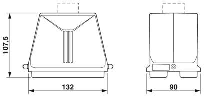 Phoenix contact 1424856 HC-STA-B48-HHFS-1TTM50-EM-AL Корпус