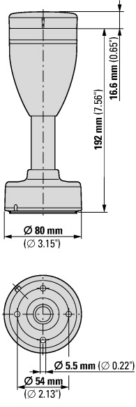171456 Базовый модуль;быстрый монтаж;алюминиевая труба 100 мм (SL7-FMS-100)