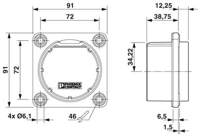 Phoenix contact 1623496 EV-GBDC-PARK-R Исходное положение