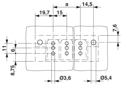 Phoenix contact 1793590 IPCV 35 HC/ 6-GF-15,00 Разъем печатной платы