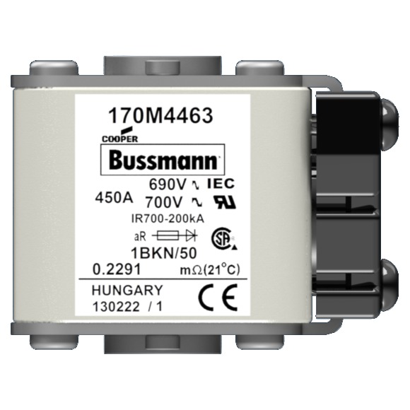 170M4463 Быстрый предохранитель 450A 690V 1BKN/50 AR UC
