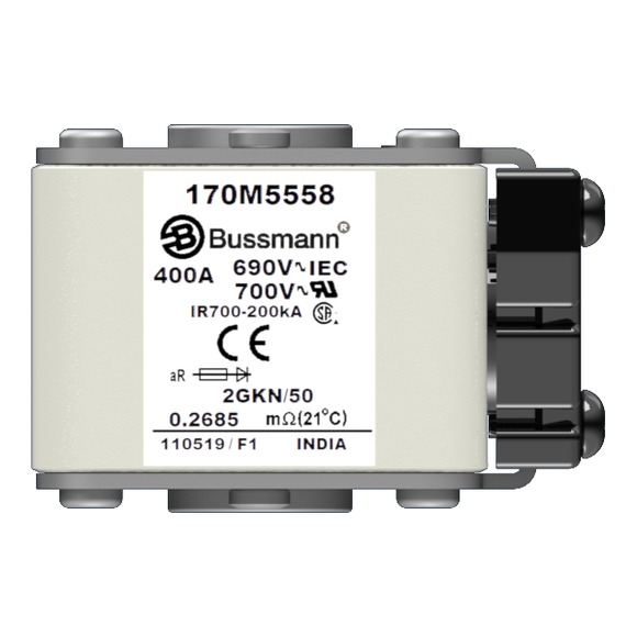 170M5558 Быстрый предохранитель 400A 690V 2GKN/50 AR UC