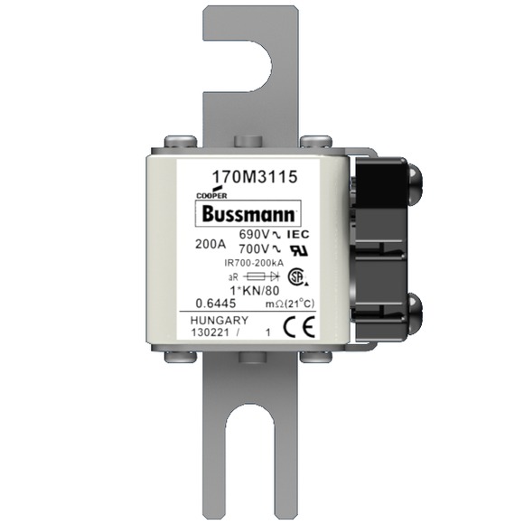170M3030 Быстрый предохранитель 200A 690V 1*KN/80 AR