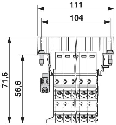 Phoenix contact 1648108 HC-B 24-A-UT-PER-M Адаптер клеммного модуля