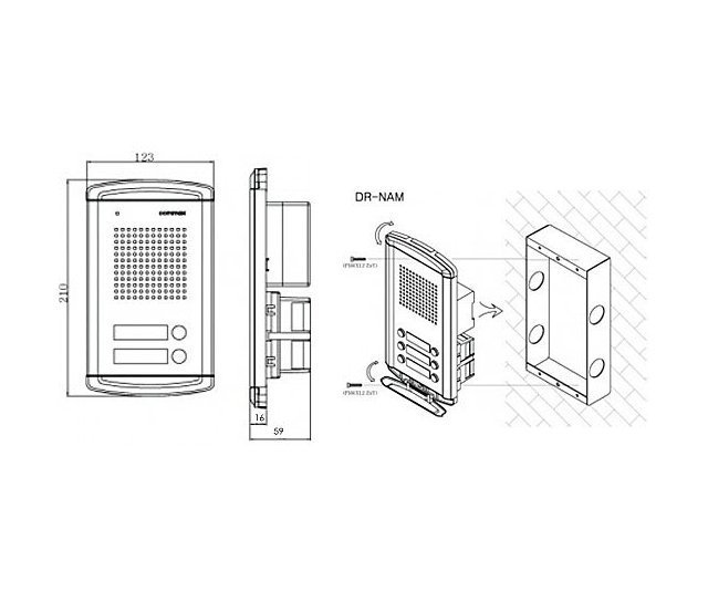 Commax DR-2A2N