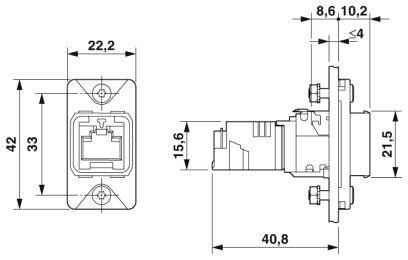 Phoenix contact 1413961 CUC-V14-F1ZNI-EM/R4F8 Монтажные рамы