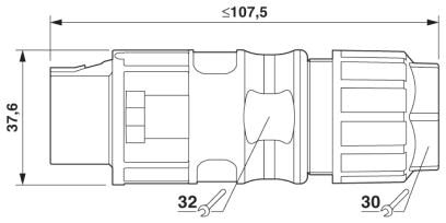 Phoenix contact 1621325 PRC 5-TC-FS6  8-21 Тестовый штекер