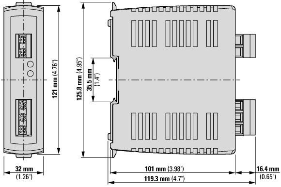172890 Блок питания, однофазный, 100-240 В перем. тока/24 В пост. тока, 2,5A (PSG60N24RP                             )