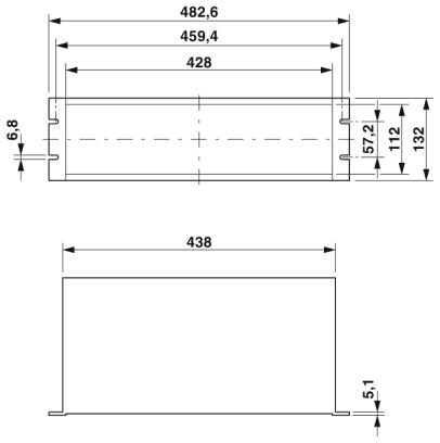Phoenix contact 1419976 FOC-FR19:3U Монтажные рамы 19''