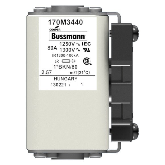 170M3440 Быстрый предохранитель 80A 1250V 1*BKN/80 AR CU