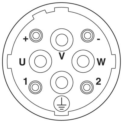 Phoenix contact 1613535 SM-7ES1N8AYW00S Приборный соединитель, передняя часть стенки, с накатанной гайкой