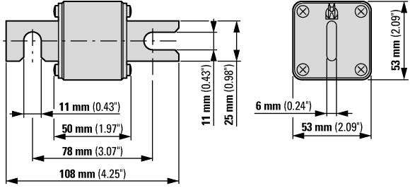 170M4016 Быстрый предохранитель 630A 690V 1/80 AR UC