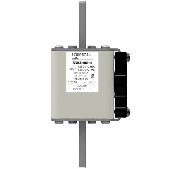 170M5744 Быстрый предохранитель 500A 1250V 2FKE/115 AR CU