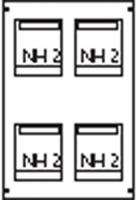 ABB AG66 Пластрон для 4 NH2 2ряда/5 реек