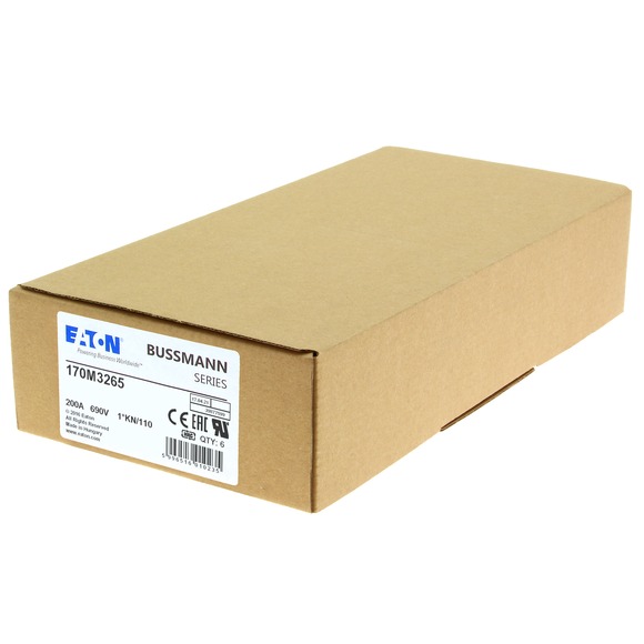 170M3265 Быстрый предохранитель 200A 690V 1*KN/110 AR UC