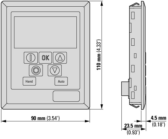 169133 ПЧ Удаленная КлаВиатура OLED (DX-KEY-OLED)