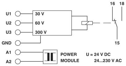 Phoenix contact 2866035 EMD-SL-V-UV-300 Контрольное реле
