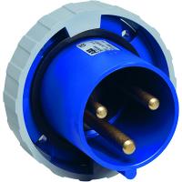 ABB 2CMA167195R1000 Вилка панельная с прямым фланцем 2125BU6W, 125A, 2P+E, IP67, 6ч
