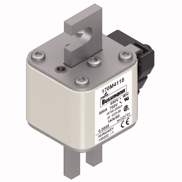 170M4118 Быстрый предохранитель 800A 690V 1KN/80 AR UC