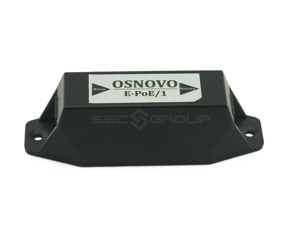 OSNOVO E-PoE/1 PoE удлинитель 10M/100M Fast Ethernet до 200м