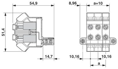 Phoenix contact 1715303 TPC 16/ 7-STF-10,16 Разъем печатной платы