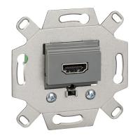 Schneider Electric MTN4583-0000 MERTEN МЕХАНИЗМ HDMI на суппорте с 1 разъемом