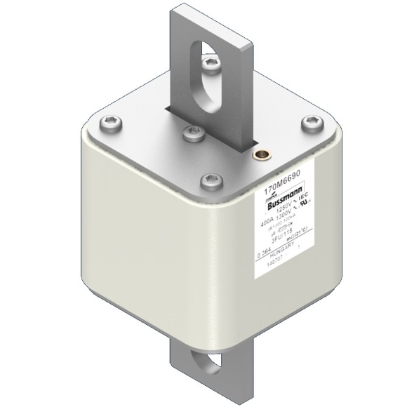 170M6690 Быстрый предохранитель 400A 1250V 3FU/115 AR CU