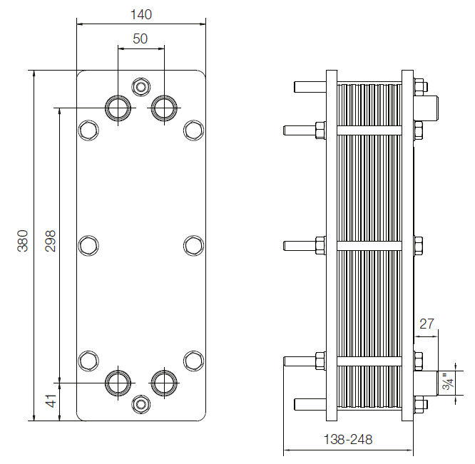 Теплообменник Alfa Laval серия Т2-BFG