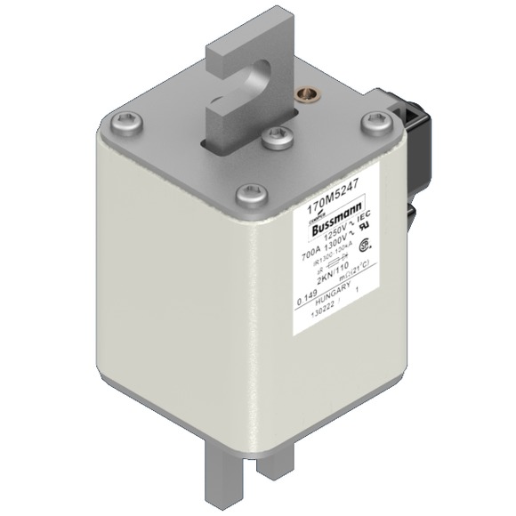 170M5247 Быстрый предохранитель 700A 1250V 2KN/110 AR CU