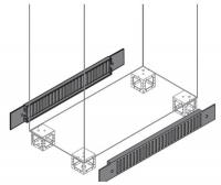 ABB ZN0010 Фланец цоколя вент.100х1000мм ВхШ, 2 шт