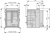 123427 Выключатель-разъединитель, 3П, 1600А, 50кА, стационарный (IN20B3-16F)