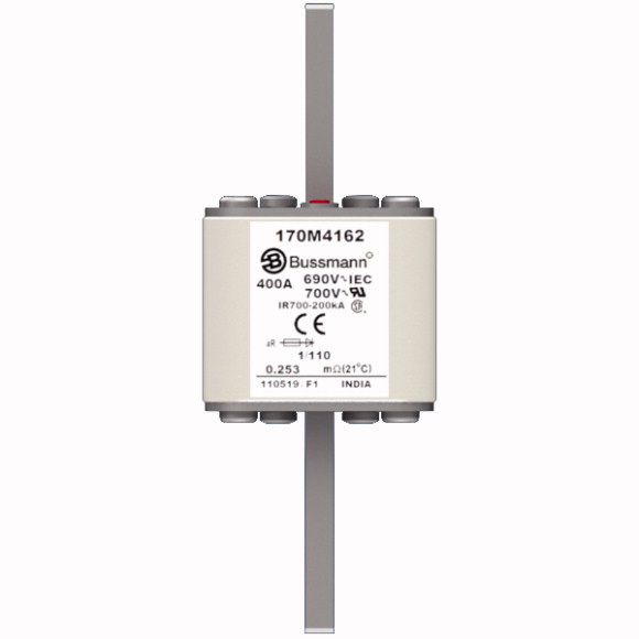 170M4162 Быстрый предохранитель 400A 690V 1/110 AR UC