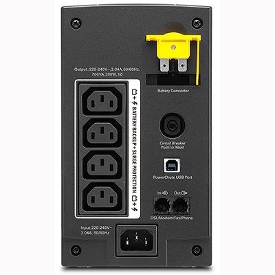 ИБП APC Back-UPS 700VA/390W, 230V, AVR, IEC Sockets BX700UI
