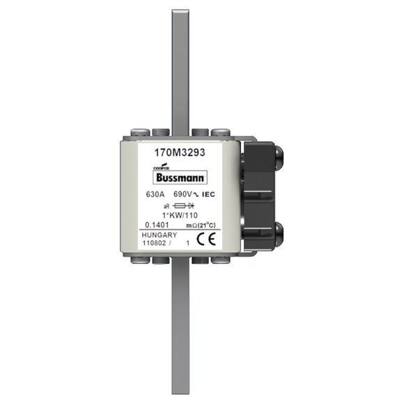 170M3293 Быстрый предохранитель 630A 690V 1*KW/110 AR