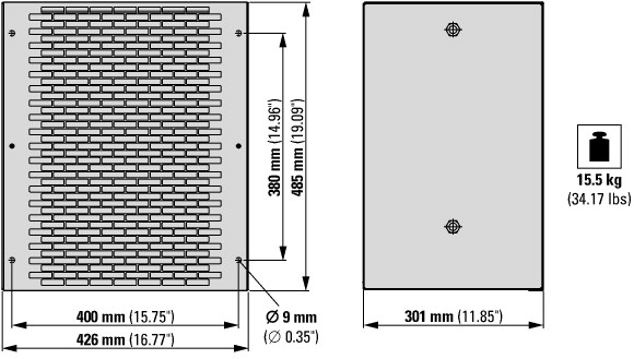171899 Тормозной резистор, 40 Ом, 5100 Вт (DX-BR040-5K1)