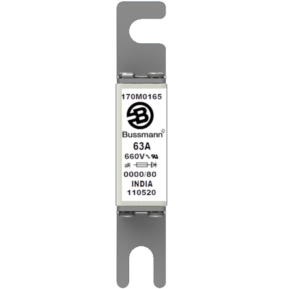 170M0165 Быстрый предохранитель 63A 660V 0000/80 AR UR