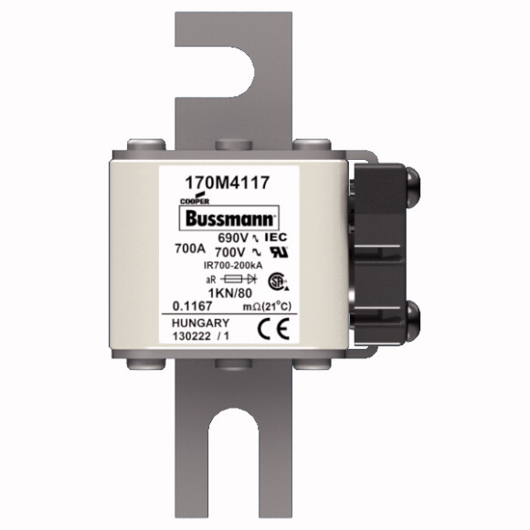 170M4117 Быстрый предохранитель 700A 690V 1KN/80 AR UC