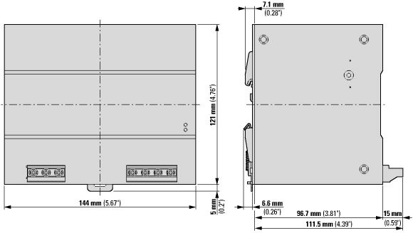 172894 Блок питания, однофазный, 100-240 В перем. тока/24 В пост. тока, 20A (PSG480E24RM                            )