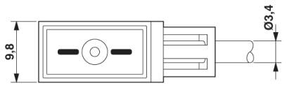 Phoenix contact 1540983 SAC-2P-M12MS/2,5-PUR/ZC-1L-S Кабель для датчика / исполнительного элемента