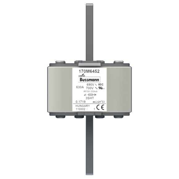 170M6452 Быстрый предохранитель 630A 690V 3SHT AR UC