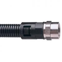 ABB 7TCA296000R1298 Фитинг AL, прямой, поворотный, нейлон/никелированная латунь, черный, резьба PG48, Ø54, AL54/PG48/SFA/BL, 2 шт.