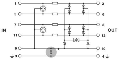 2838762 Phoenix contact PT 5-HF- 5 DC-ST Штекерный модуль для защиты от перенапр-й