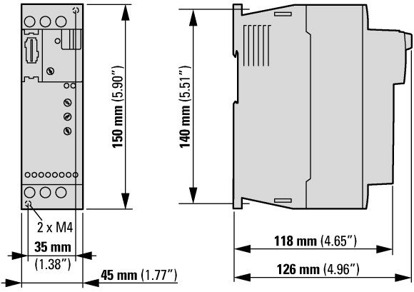 134948 Устройство плавного пуска DS7 с интегр. системой SmartWire-DT, 7.5кВт (DS7-34DSX016N0-D)