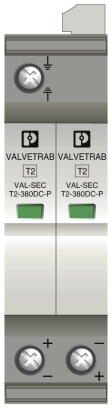 Phoenix contact 2907876 VAL-SEC-T2-2+0-380DC-FM Разрядник для защиты от импульсных перенапряжений, тип 2