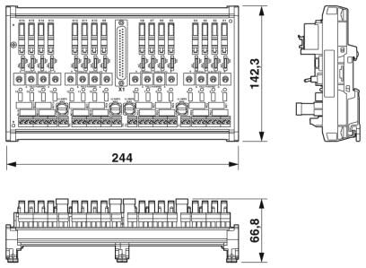 Phoenix contact 2906194 UM-D37M/16RSC-24DC/DO/C3/R IMC Активный модуль